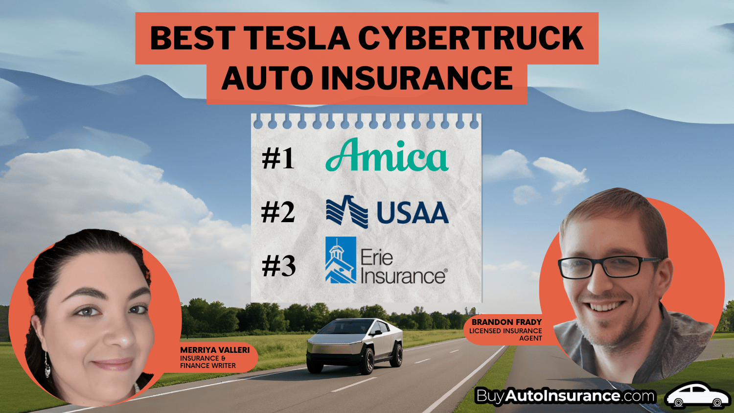 Best Tesla Cybertruck Auto Insurance in 2025 (Top 10 Company Ranking)